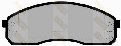 BRAKE ENGINEERING pa1420 -  Комплект тормозных колодок, дисковый тормоз